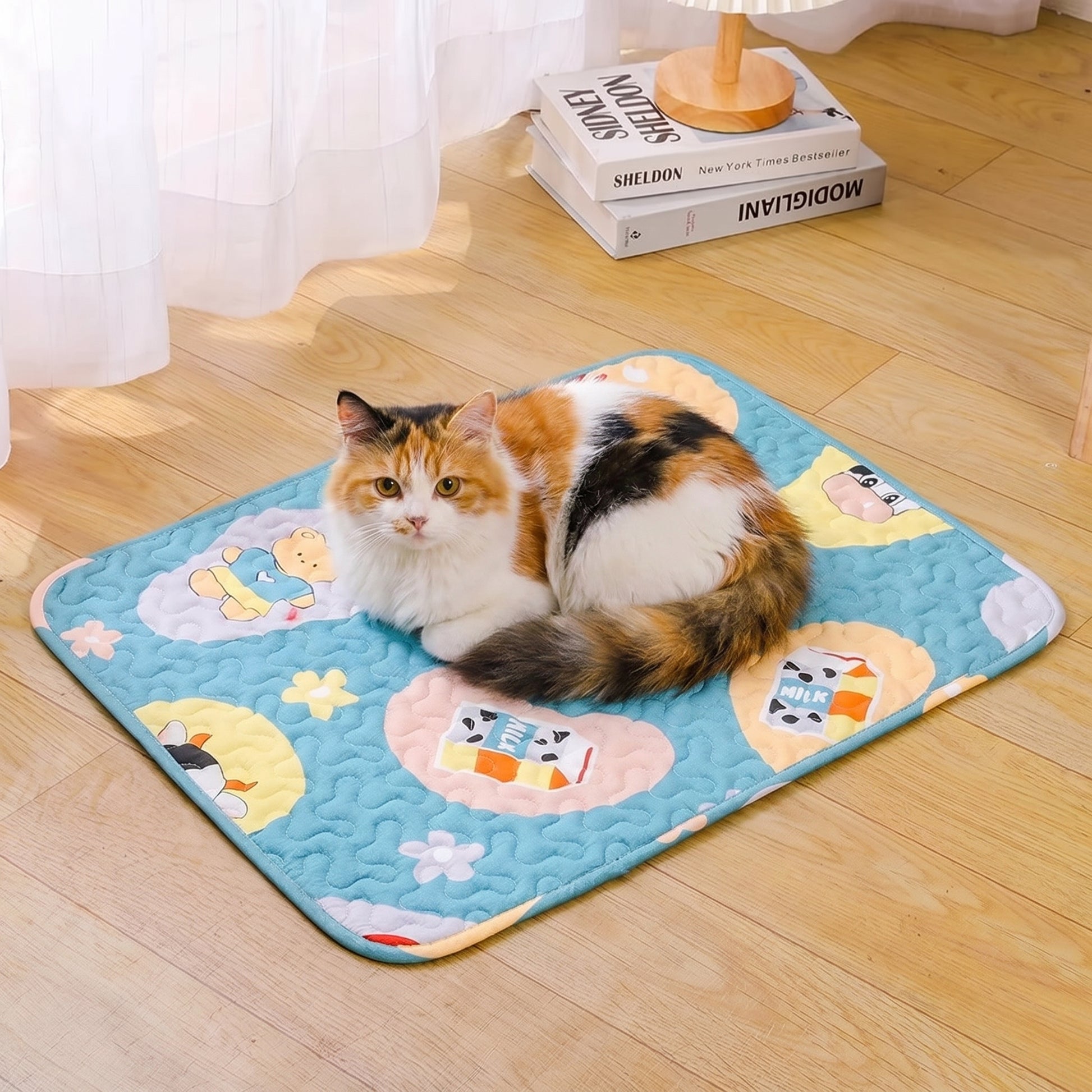 niebieska krowa mleczna, XXL-90x70cm — hero (niebieska krowa mleczna, XXL-90x70cm)