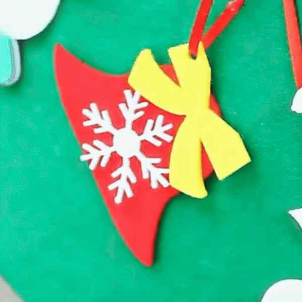 Rodzinna Choinka Kreatywności Montessori Christmas Tree